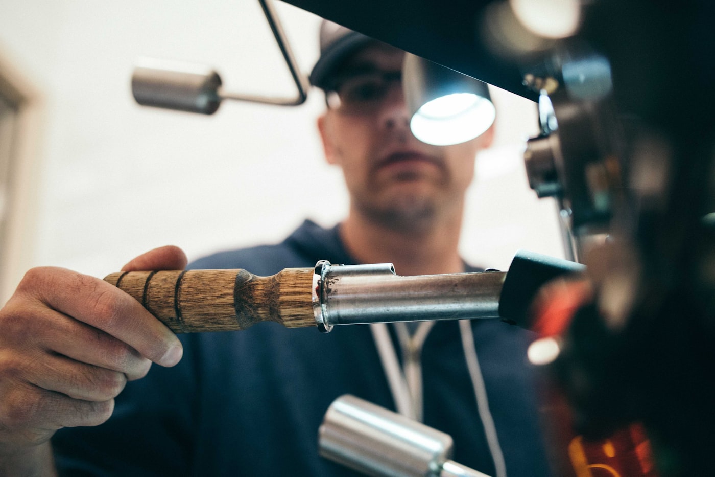 Handwerker bei der Arbeit