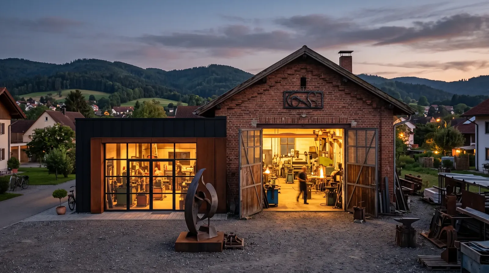 Werkstatt von Metallbau Brenner am Hammerweg in Lorch