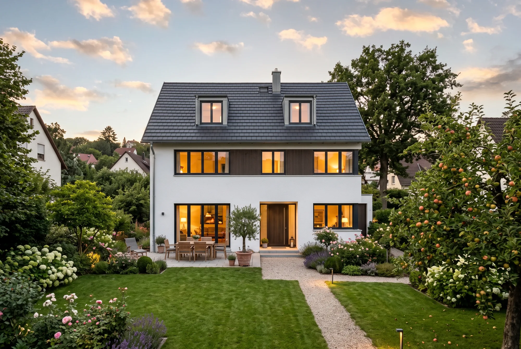 Einfamilienhaus mit Garten