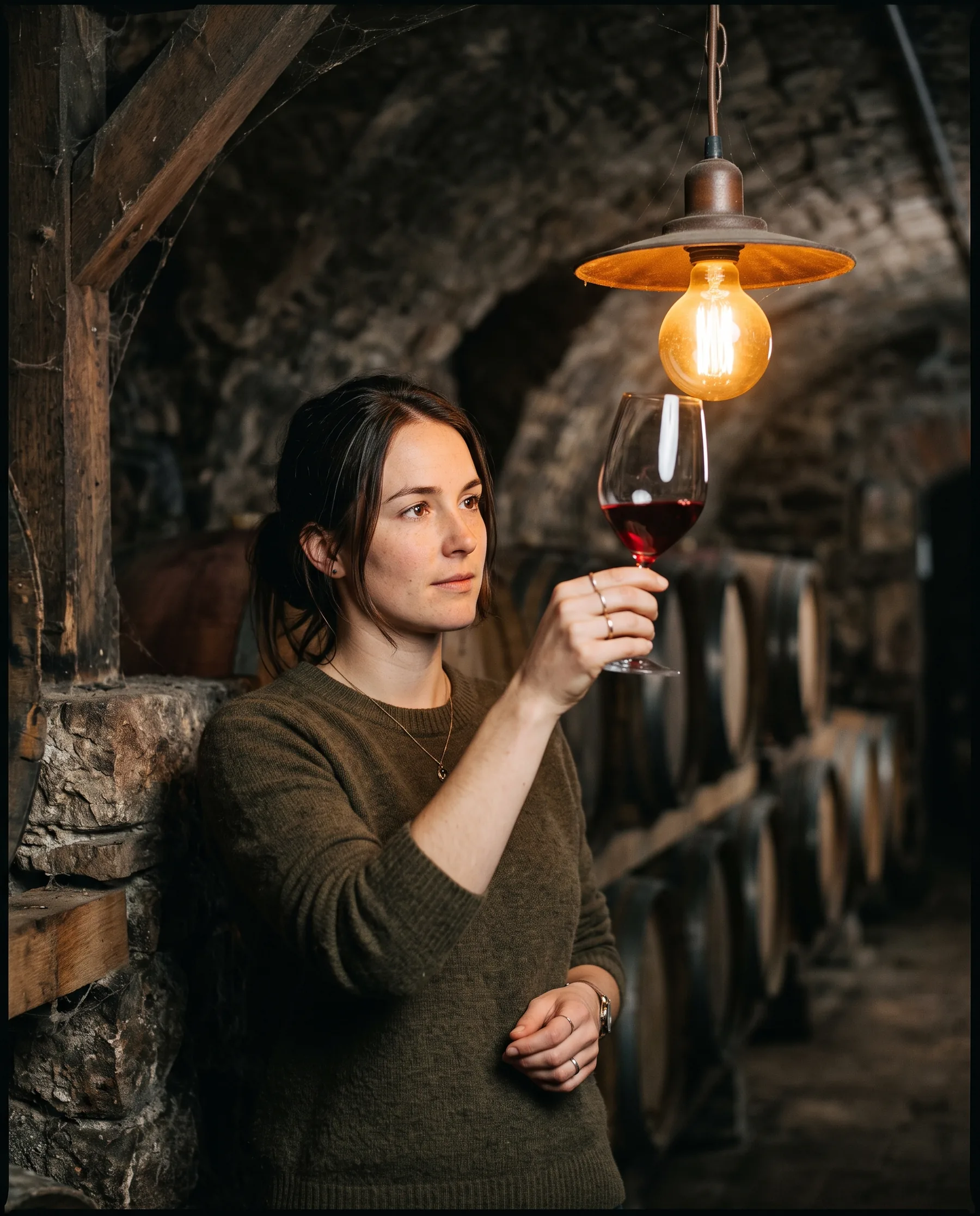 Lena Reutter im Keller